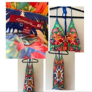 Colorful Flowery Sun Dress